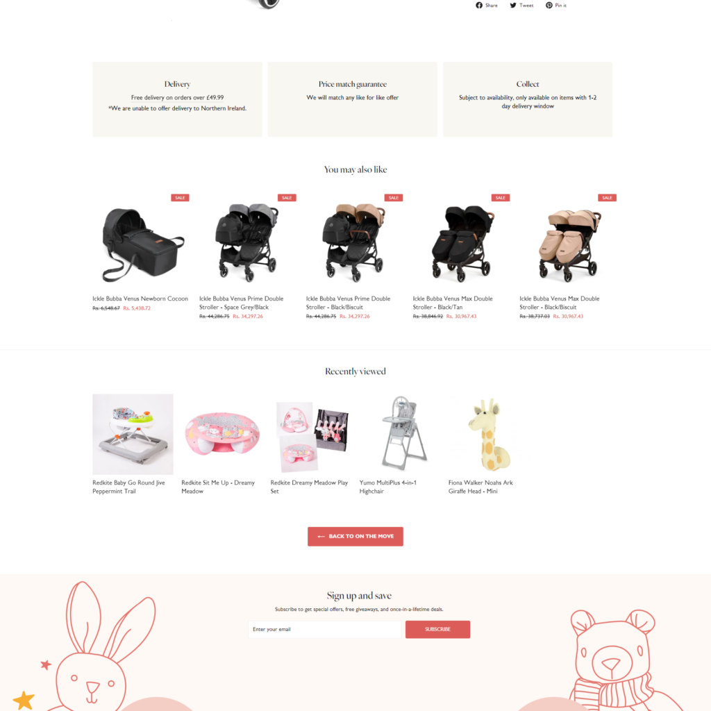 Ickle-Bubba-Venus-Prime-Double-Stroller-Black-Tan-–-Bambinosandbeyond